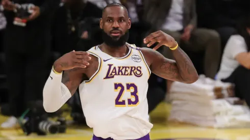 LeBron James (23) during the Los Angeles Lakers game versus the Toronto Raptors.
