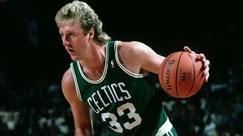 Boston Celtics legend Larry Bird.
