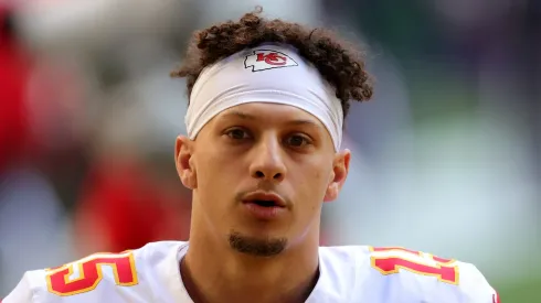 Patrick Mahomes quarterback of the Kansas City Chiefs
