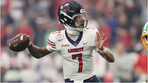 Quarterback Kaidon Salter of the Liberty Flames
