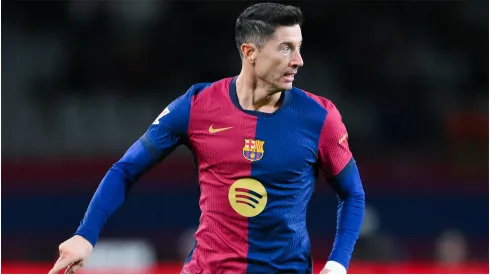 Robert Lewandowski of FC Barcelona