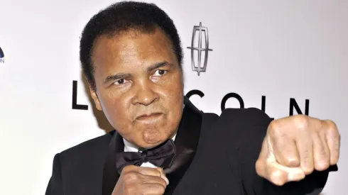 Boxer and honoree Muhammad Ali arrives at the 20th Annual "Midsummer Night's Magic Awards Dinner" on July 13, 2005 at the Century Plaza Hotel in Los Angeles, California.