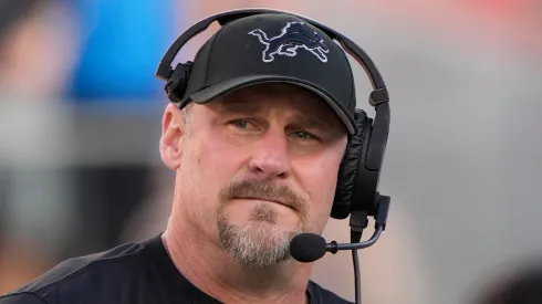 Dan Campbell head coach of the Detroit Lions