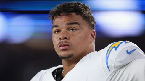 Linebacker Khalil Mack #52 of the Los Angeles Chargers during the NFL game at State Farm Stadium on October 21, 2024 in Glendale, Arizona. The Cardinals defeated the Chargers 17-15.