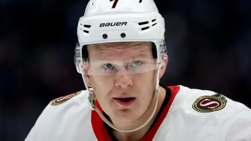 Brady Tkachuck of the Ottawa Senators