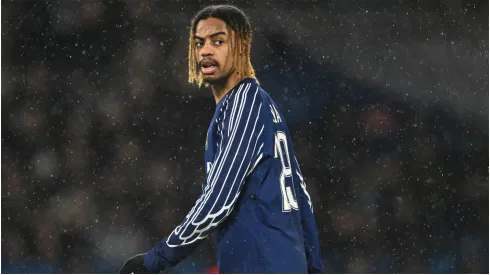 Bradley Barcola of Paris Saint-Germain