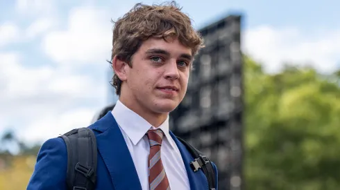 Arch Manning 16 of the Texas Longhorns in action vs the Georgia Bulldogs at DKR-Memorial Stadium.