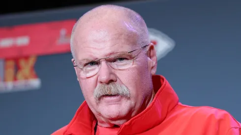 Andy Reid head coach of the Kansas City Chiefs