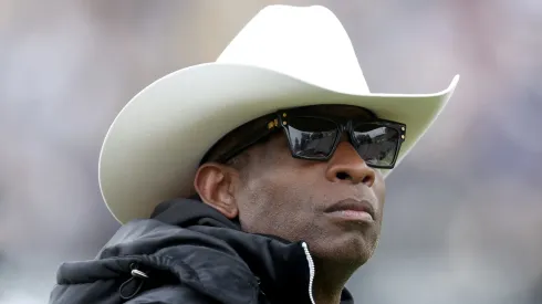 Deion Sanders, head coach of Colorado Buffaloes and former player of the Dallas Cowboys