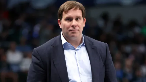 Dallas Mavericks governor Patrick Dumont looks on during the third quarter in Game Three of the Western Conference Second Round Playoffs at American Airlines Center on May 11, 2024 in Dallas, Texas.