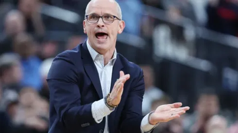 Dan Hurley head coach of the UConn Huskies