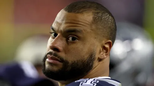 Dak Prescott quarterback of the Dallas Cowboys