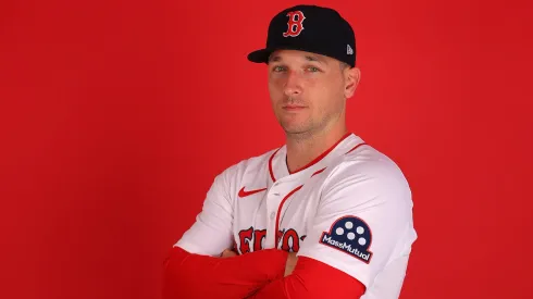 Alex Bregman #2 of the Boston Red Sox poses for a portrait during photo day at JetBlue Park at Fenway South on February 18, 2025 in Fort Myers, Florida.