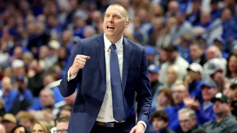 Mark Pope the head coach of the Kentucky Wildcats