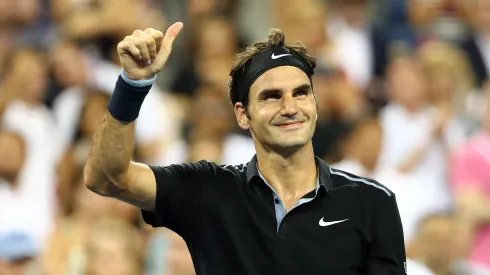 Roger Federer during the 2014 US Open
