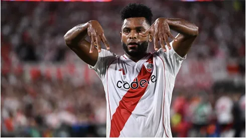 Miguel Borja of River Plate