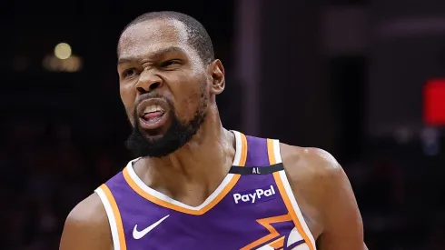 Kevin Durant of the Phoenix Suns during a game vs Houston Rockets on February 12, 2025 in Houston, Texas.