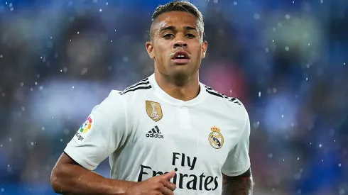 Mariano of Real Madrid CF looks on during the La Liga match between Deportivo Alaves and Real Madrid CF.