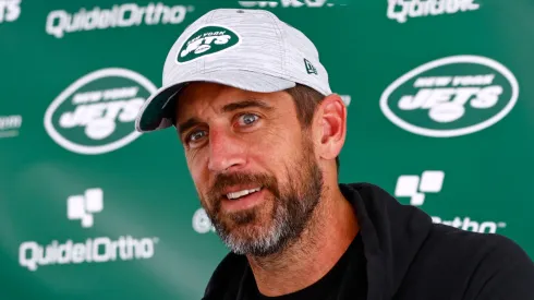 Aaron Rodgers former quarterback of the New York Jets