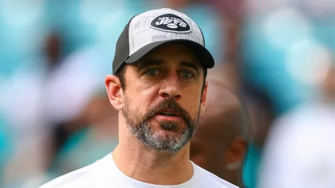 Aaron Rodgers former quarterback of the New York Jets