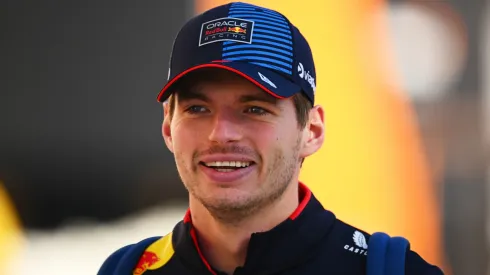 Max Verstappen of the Netherlands and Oracle Red Bull Racing walks in the Paddock during day one of F1 Testing at Bahrain International Circuit on February 21, 2024.