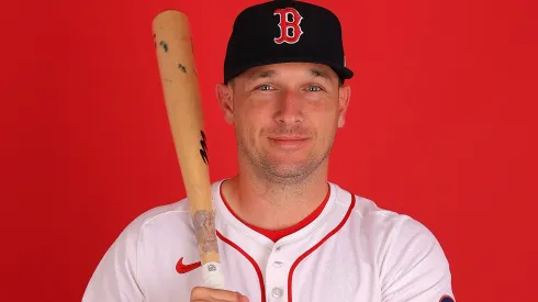 Alex Bregman #2 of the Boston Red Sox poses for a portrait during photo day at JetBlue Park at Fenway South on February 18, 2025 in Fort Myers, Florida.