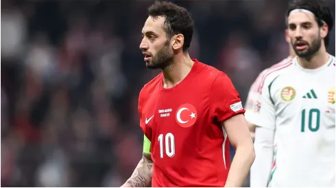 Hakan Calhanoglu of Turkey
