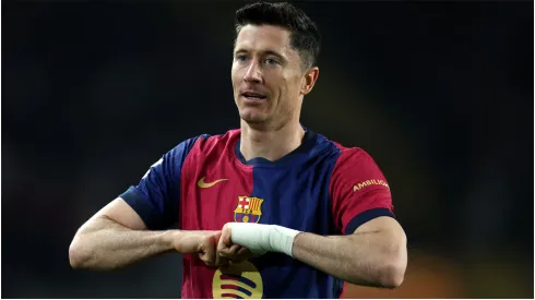 Robert Lewandowski of FC Barcelona