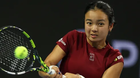 Alexandra Eala during the 2025 Miami Open