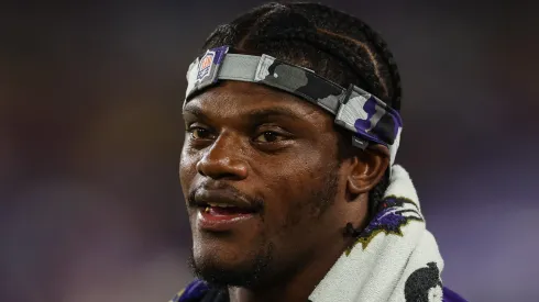 Lamar Jackson quarterback of the Baltimore Ravens