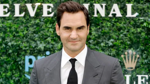 Roger Federer during the premiere of his documentary "Twelve Final Days"
