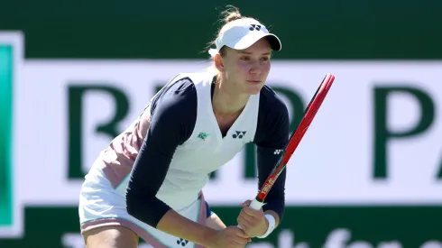 Elena Rybakina during the 2025 Indian Wells