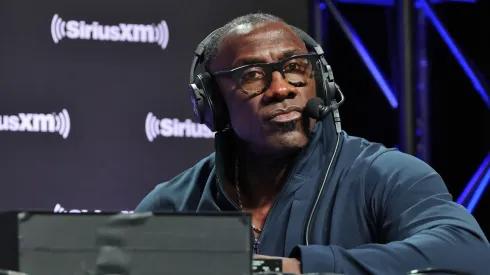 Shannon Sharpe attends SiriusXM At Super Bowl LVII on February 09, 2023.