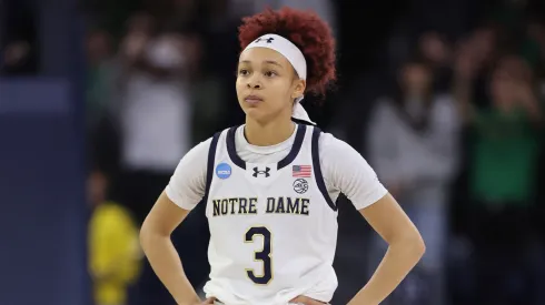 Notre Dame guard Hannah Hidalgo