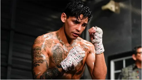 Ryan Garcia during a training session