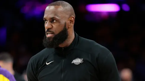 LeBron James #23 of the Los Angeles Lakers.