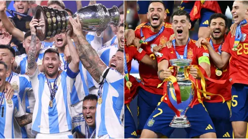 Argentina- Copa America champions
España- UEFA Euro champions