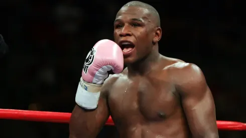 Floyd Mayweather Jr. in the ring during his WBC Welterweight Championship fight at the Mandalay Bay Events Center November 4, 2006 in Las Vegas, Nevada.