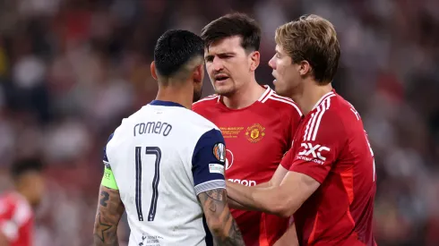 Harry Maguire and Cristian Romero