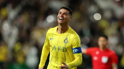 Cristiano Ronaldo of Al Nassr celebrates