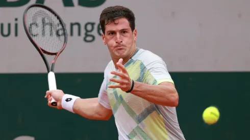 Argentinian player Federico Gomez at the 2025 Roland Garros