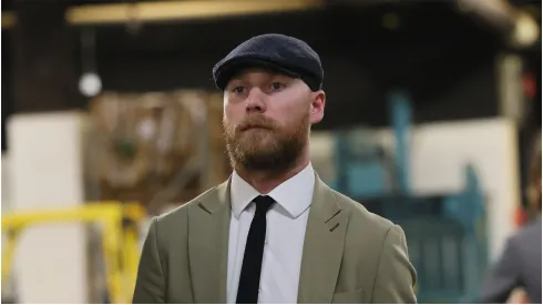 Sam Bennett #9 of the Florida Panthers arrives to play against the Carolina Hurricanes in Game Two of the Eastern Conference Final of the 2025 Stanley Cup Playoffs at Lenovo Center on May 22, 2025 in Raleigh, North Carolina.