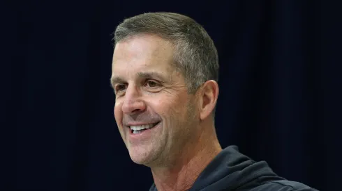 John Harbaugh head coach of the Baltimore Ravens
