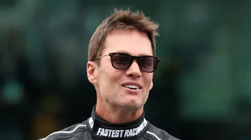 Tom Brady attends during the NTT IndyCar Series109th Running Of The Indianapolis 500 at Indianapolis Motor Speedway