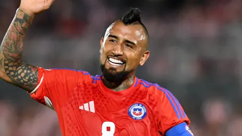 Arturo Vidal of Chile reacts during the South American FIFA World Cup 2026 Qualifier match between Paraguay and Chile