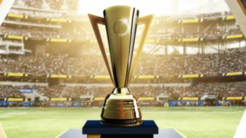 The official Gold Cup trophy