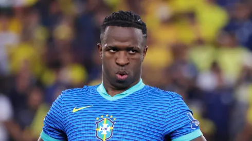 Vinicius Jr looks on during a World Cup Qualifier match