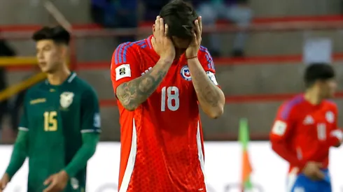 Rodrigo Echeverria of Chile reacts after losing the FIFA World Cup 2026 South American Qualifier match between Bolivia and Chile at Estadio Municipal de El Alto on June 10, 2025 in El Alto, Bolivia.