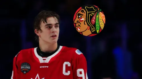 Porter Martone makes his pitch to the Chicago Blackhawks ahead of 2025 NHL entry Draft.