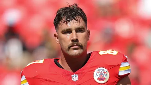 Travis Kelce tight end of the Kansas City Chiefs